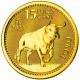 . 1 aacoin ESPAÑA 15 EURO CENT 2023 TORO 1/10 ONZA (3,11 gramos) MONEDA DE ORO PURO 999,9 SC Céntimos FNMT cápsula