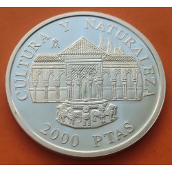 ..ESPAÑA CULTURA NATURALEZA 2000 PESETAS 1995 PATIO LEONES PLATA