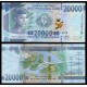 GUINEA 20000 FRANCOS GUINEANOS 2018 NIÑA ABORIGEN y ARBOLES Pick 50 BILLETE SC Guinee