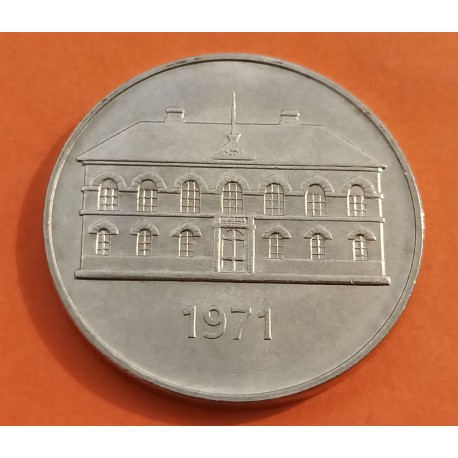 ISLANDIA 50 KRONUR 1971 PARLAMENTO NACIONAL KM.19 MONEDA DE NICKEL SC- Iceland 50 Coronas coin