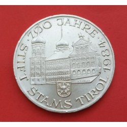 AUSTRIA 500 SCHILLINGS 1984 MONASTERIO STAM TIROL KM.2968 MONEDA DE PLATA SC @PUNTITOS@ Osterreich silver coin