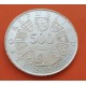 AUSTRIA 500 SCHILLING 1980 TEATRO NACIONAL MÚSICA 25 ANIVERSARIO KM.2948 MONEDA DE PLATA EBC/SC- Osterreich silver coin