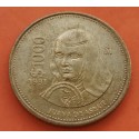 MEXICO 1000 PESOS 1991 JUANA DE ASBAJE KM.536 MONEDA DE LATON EBC- Mejico Mexiko coin