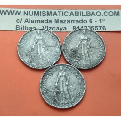 1 moneda x ESPAÑA CONSEJO DE ASTURIAS y LEON 2 PESETAS 1937 DAMA NICKEL MUY CIRCULADA GUERRA CIVIL R/4