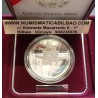 ESTADOS UNIDOS 1 DOLAR 1995 P OLIMPIADA DE ATLANTA GIMNASIA y ANILLAS KM.260 MONEDA DE PLATA PROOF Estuche Gymnastics