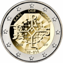 . 1 acoin ALEMANIA 2 EUROS 2023 CARLOMAGNO 1275 ANIVERSARIO DEL NACIMIENTO @CECA AL AZAR@ 2ª MONEDA CONMEMORATIVA SC Germany 2€