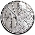 . 1 acoin NIUE 2 DOLARES 2022 DARTH VADER CON ESPADA STAR WARS MONEDA DE PLATA SC cápsula ONZA OZ