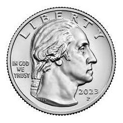 . 1 acoin x ESTADOS UNIDOS 25 CENTAVOS 2023 P EDITH KANAKA ARTISTA Serie AMERICAN WOMEN QUARTER 7ª / 20º MONEDA DE NICKEL SC