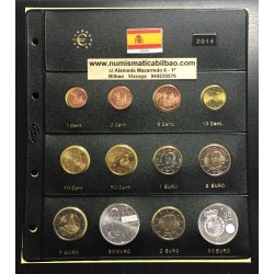 . @ESPAÑA@ MONEDAS EUROS 2015 FELIPE VI 1 Cts/2€ SC TIra Serie