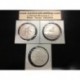 . 3 monedas x GUINEA 100 FRANCOS + 200 FRANCOS + 300 FRANCOS 1988 OLIMPIADAS PLATA SC GUINEE silver coins
