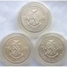 GUINEE 100 FRANCOS + 200 FRANCOS + 300 FRANCOS 1988 OLIMPIADAS MONEDAS DE PLATA Silver Francs