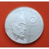 1,29 ONZAS x GUYANA 10 DOLARES 1976 CUFFY 10 AÑOS DE INDEPENDENCIA KM.44A MONEDA DE PLATA PROOF Caribe silver coin