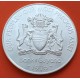 1,29 ONZAS x GUYANA 10 DOLARES 1976 CUFFY 10 AÑOS DE INDEPENDENCIA KM.44A MONEDA DE PLATA PROOF Caribe silver coin