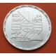 EGIPTO 5 LIBRAS 1989 PIRAMIDES EXPOSICION KM.687 MONEDA DE PLATA SC Egypt Pounds Silver UNIVERSITY