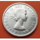 CANADA 1 DOLAR 1957 INDIOS EN CANOA tipo VOYAGEUR KM.54 MONEDA DE PLATA MBC+ $1 Dollar silver coin