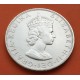 .BERMUDA 1 DOLAR 1989 MARIPOSAS KM*61A PLATA Silver Dollar