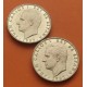 . 2 monedas x ESPAÑA 100 PESETAS 1983 JUAN CARLOS I FLOR DE LIS ARRIBA + ABAJO @SC + IMPERFECCIONES@ LATON Pareja P/4