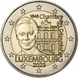 . 1 acoin LUXEMBURGO 2 EUROS 2023 CAMARA DE LOS DIPUTADOS 2ª MONEDA CONMEMORATIVA SC Luxembourg 2€