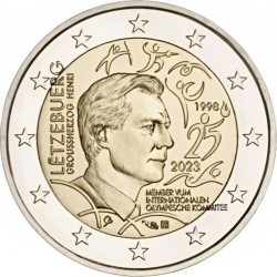 . 1 acoin LUXEMBURGO 2 EUROS 2023 COMITE OLÍMPICO INTERNACIONAL 1ª MONEDA CONMEMORATIVA SC Luxembourg 2€ COI