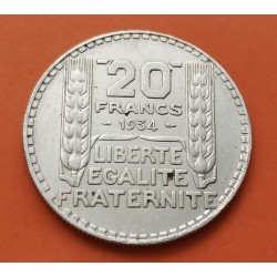 . FRANCIA 10 FRANCOS 1933 TURIN PLATA MBC++ Silver France Francs