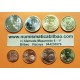 ALEMANIA MONEDAS EURO 2009 Letra D SC 1+2+5+10+20+50 Centimos + 1 EURO + 2 EUROS 2009 D EMU Serie Tira GERMANY coins ALGOR