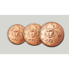 FRANCIA 1+2+5 CENTIMOS 2009 BUSTO DE MUJER 3 MONEDAS DE COBRE SC France Euro Euros Cents