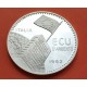 ITALIA ECU 1992 BANCO CENTRAL 35 AÑOS TRATADO DE ROMA MONEDA DE PLATA PROOF 39 mm 15 Gramos Tirada 7500