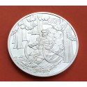 AUSTRIA 500 SCHILLINGS 1995 TRINEO y VISTA DE LOS ALPES KM.3029 MONEDA DE PLATA PROOF Osterreich silver coin