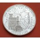SAN MARINO 10000 LIRAS 1996 GUARDA ALL' EUROPA y CASTILLO KM.342 MONEDA DE PLATA PROOF 10000 Lire silver coin