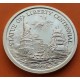 HUTT RIVER Province 25 DOLARES 1986 ESTATUA DE LA LIBERTAD y CANGURO KM.X.19 MONEDA DE PLATA SC $25 Australia