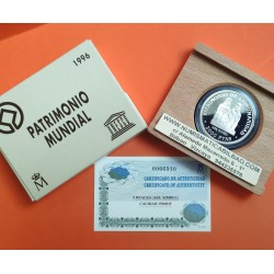 ..ESPAÑA 2000 PESETAS 1995 ONU 50 ANIVERSARIO PLATA ESTUCHE