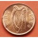 IRLANDA 1 PENIQUE 1988 ARPA y AVE KM.20A MONEDA DE ACERO y COBRE EBC Ireland Eire 1 Penny