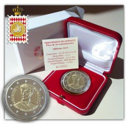 . .2 EUROS 2015 MONACO ESTUCHE 800 AÑOS DE LA FORTALEZA @RARA@