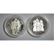 SAN MARINO 5 EURO + 10 EUROS 2006 ANDREA MANTEGNA & ANTONIO CANOVA MONEDAS DE PLATA EN ESTUCHE SILVER PROOF SET