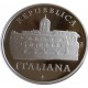 ITALIA 5 EUROS 2014 ABADIA DE SAN FRUTTUOSO KM.373 MONEDA DE PLATA PROOF ESTUCHE y CERTIFICADO