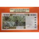 . COSTA DE MARFIL 10000 FRANCOS 1992 (A) NATIVOS Pick 114AA BILLETE SC West African States IVORY COAST UNC BANKNOTE