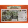 COSTA DE MARFIL 10000 FRANCOS 1992 (A) NATIVOS Pick 114AA BILLETE SC West African States IVORY COAST UNC BANKNOTE