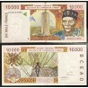 . COSTA DE MARFIL 10000 FRANCOS 1992 (A) NATIVOS Pick 114AA BILLETE SC West African States IVORY COAST UNC BANKNOTE