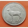 IRLANDA 1 LIBRA 1990 CIERVO y ARPA KM.27 MONEDA DE NICKEL EBC- Ireland Eire 1 Pound £1 R/2