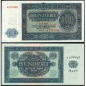 @RARO + ESQUINA@ ALEMANIA DEMOCRATICA 100 MARCOS 1948 BERLIN Serie C...419 Pick 15 BILLETE SC 100 Mark