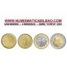 . 4 monedas x SAN MARINO 20+50 CENTIMOS 2023 + 1 EURO 2023 + 2 EUROS 2023 NUEVO DISEÑO