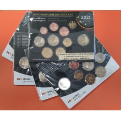 .2015 ALEMANIA CARTERA EUROS ADFGJ 2015 1+2+5+10+20+50 Centimos