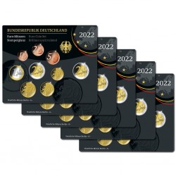 .2015 ALEMANIA CARTERA EUROS ADFGJ 2015 1+2+5+10+20+50 Centimos