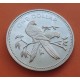 BELIZE 1 DOLAR 1974 AVE DEL CARIBE GUACAMAYO ROJO KM.43 MONEDA DE NICKEL PROOF