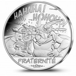 . 10+50 EUROS 2015 FRANCIA ASTERIX 2ª SERIE PLATA France Coffret