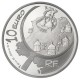 . 1 moneda x FRANCIA 10 EUROS 2013 ASTERIX, OBELIX y JULIO CESAR PLATA ESTUCHE France CHEZ LES PICTES