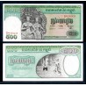 @RARO@ CAMBOYA 500 RIELS 1958 BAILARINAS DEL TEMPLO y DIOSAS Watermark BUDDHA Pick 9C BILLETE SC Cambodia UNC BANKNOTE