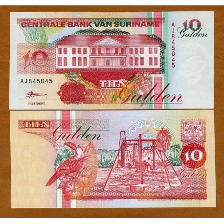 . SURINAM 25 GULDEN 1991