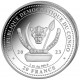 . 1 acoin CONGO 20 FRANCOS 2023 RAYA MARINA World's Wildlife 5ª MONEDA DE PLATA ONZA OZ cápsula