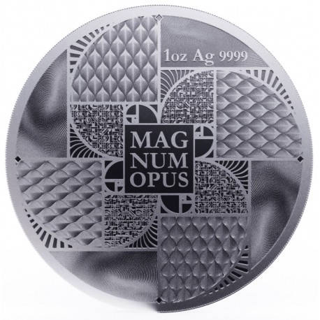 . 1 acoin NIUE 2 DOLARES 2023 MATEMATICAS Serie MAGNUM OPUS 2ª MONEDA DE PLATA silver CAPSULA ONZA OZ